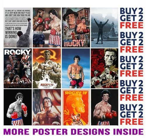 Rocky boxing gym poster - poster, print