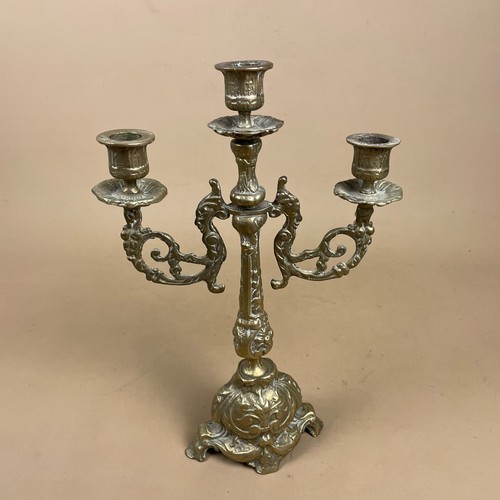 French candelabra ornate gold - french,