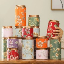Tea Can Metal Kitchen Storage