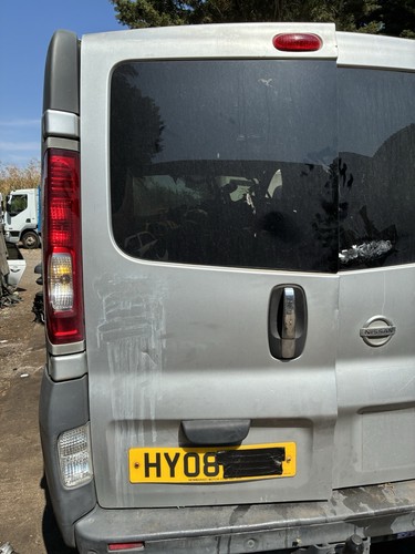 Silver rear door - n/s/r,