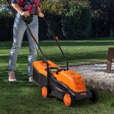 Orange electric lawnmower 32cm - orange,
