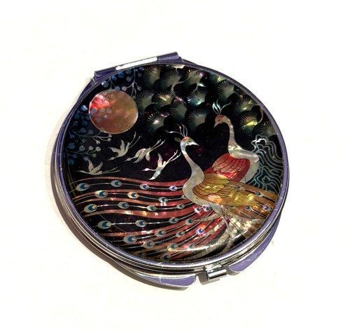 Mother pearl peacock design - peacock,