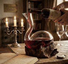 Molten Glass Duck Decanter on