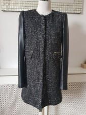 ZARA Tweed Wool Leather
