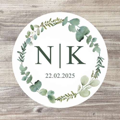 Personalised wedding stickers - wedding,