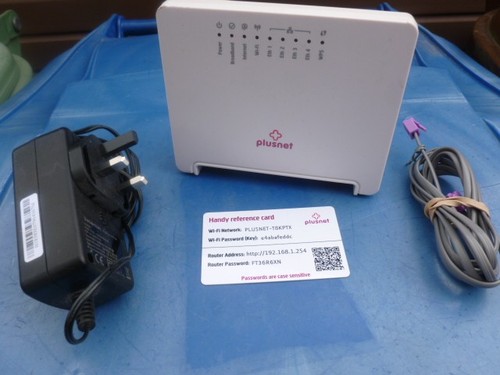 Plusnet router with power - plusnet,