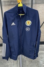 scotland adidas tracksuit top size large mens