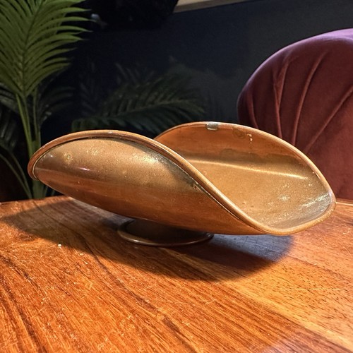 Arts crafts copper pedestal - &,