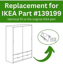 IKEA Shelf Support Pins BLACK