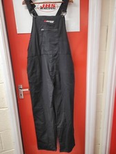 Avon Logo Unisex Work Bib & Brace Overalls- Black 104cm length size L