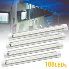 12v Led Strip Lights Campervan Car Interior Light Bar Caravan Van 108LEDs 4 PACK