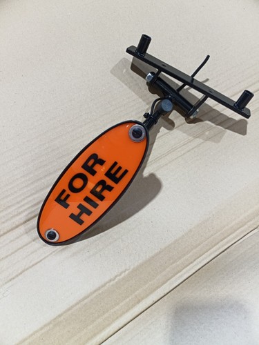 Taxi for hire - hire, sign