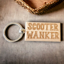 Scooter Wanker Keyring Gift