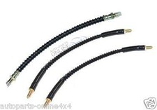 DEFENDER 90 FRONT & REAR BRAKE HOSE FLEXI PIPES  NRC7874(2)NRC9455(1)