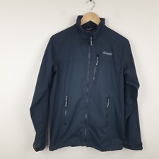 Bergans Of Norway Reine Jacket Mens Small Navy Blue Softshell Windproof Outdoor