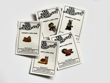 Set of 5 Vintage 'The Magic Roundabout' Charity lapel pins, 1998 