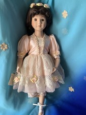 Vintage 15” Porcelain Ballerina Doll