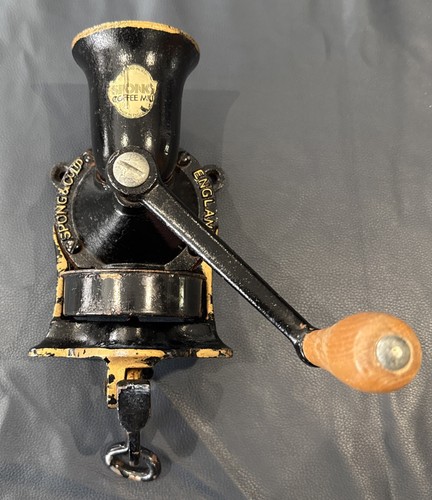 Vintage spong coffee mill - coffee,