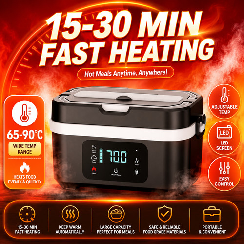 Fast heating electric lunch - fast,