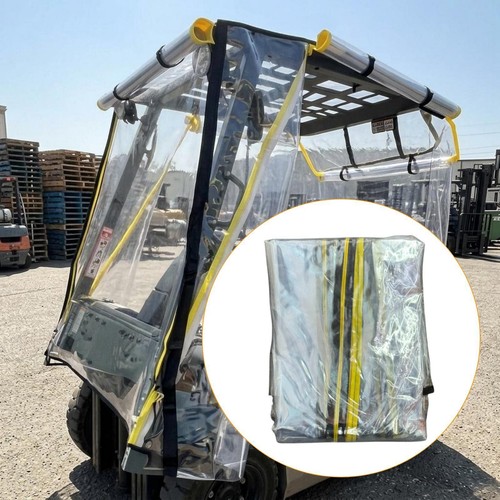 Clear forklift cab enclosure - forklift,