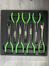 MAC TOOLS 7 Piece Plier Set Long Reach  Green Handle