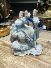 Irish Dresden Minuet blue Gold
