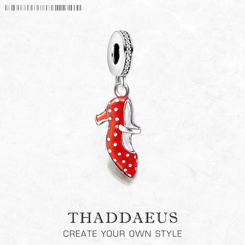 Red shoe 925 - sterling, silver