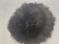 pierre balmain mink hat maroon