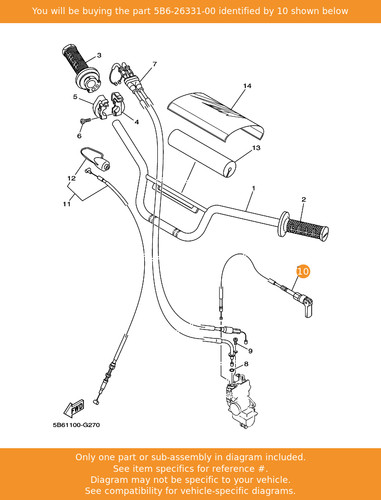Yamaha cable starter - yamaha, 1