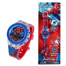 Kids Cartoon Flash Light Watch