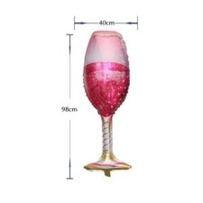 Wine Glass Balloon Birthday