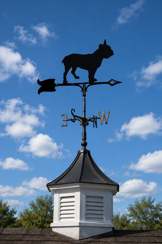 French bulldog weathervane - french, 30"