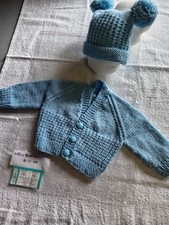 Newborn Blue Baby Boy Cardigan