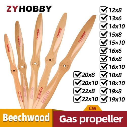 Wooden airplane propeller - rc,