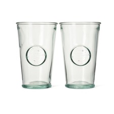 Re-Generation Drinking Glasses Set of 2 300ml Reusable Tumblers Dishwasher Safe