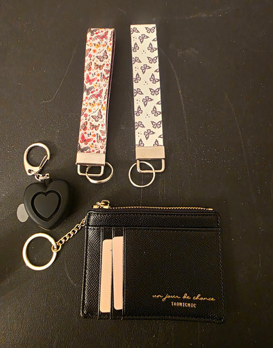 4pc black zip card - 4pc,