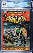 Tomb of Dracula #1 CGC 5.5 •