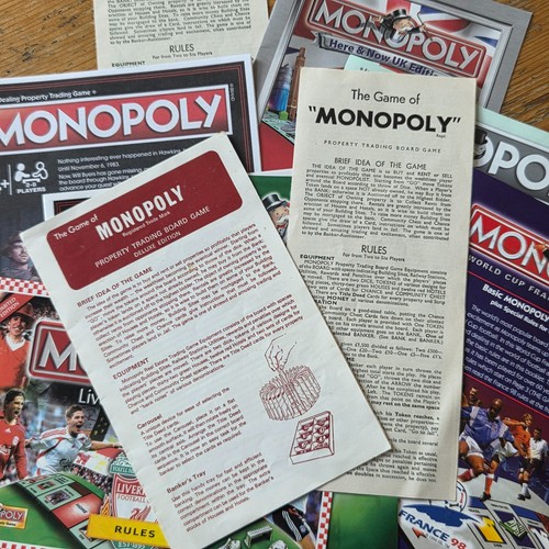 Monopoly manual instructions - monopoly, /