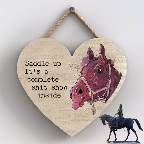 Saddle show horse - up,