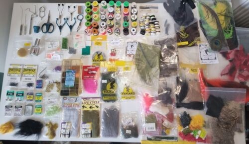 Large fly tying job lot - fly,