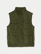 M&S UTILITY GILET REGULAR FIT