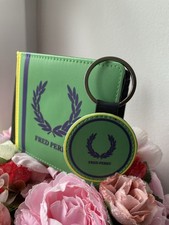 Fred Perry unique wallet and  keyring set