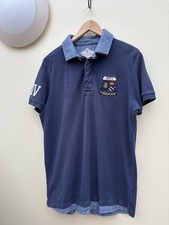 Debenhams Navy Polo T-shirt, St George By Duffer Size L