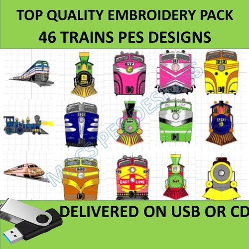Trains railway pes - pes, designs