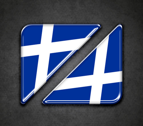 55mm scotland flag corner - 55mm,