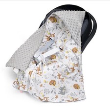 BABY GIRL CAR SEAT  BLANKET