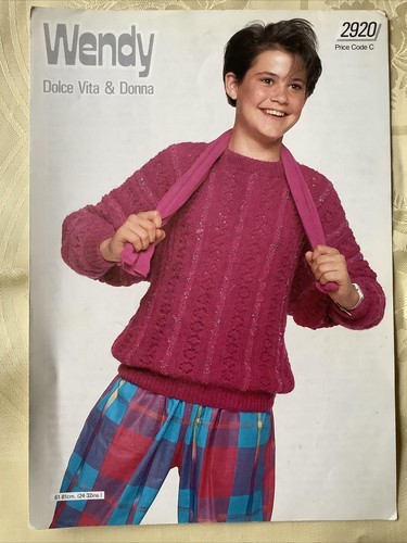 Wendy knitting pattern - , 2920
