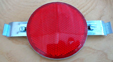 Red Rear 3" Reflector  will fit Raleigh Chopper Grifter or similar bicycle *NOS*