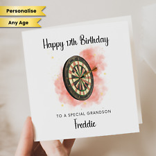 Darts Birthday Card Darts Fan