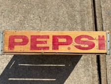 Vintage Wooden Pepsi Bottling